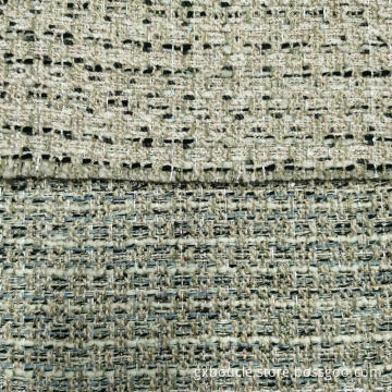Boucle fashion design stlye with lurex fabric
